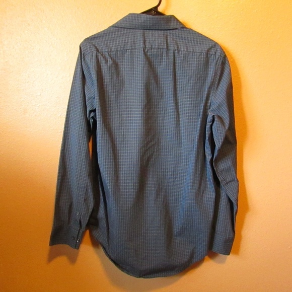 Calvin Klein Blue Casual Button Down Shirt - Picture 3 of 3
